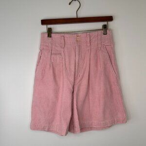 Vintage Best American Clothing Company Pink Corduroy High Waist Shorts